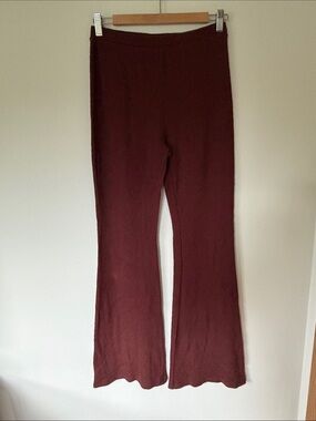 bp Brown Flared Knit Pants